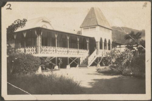 Harbour Trust building, New Britain Island, Papua New Guinea, approximately 1916