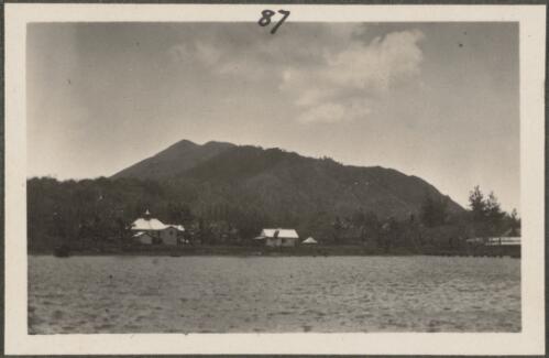An extinct volcano, New Britain Island, Papua New Guinea, approximately 1916