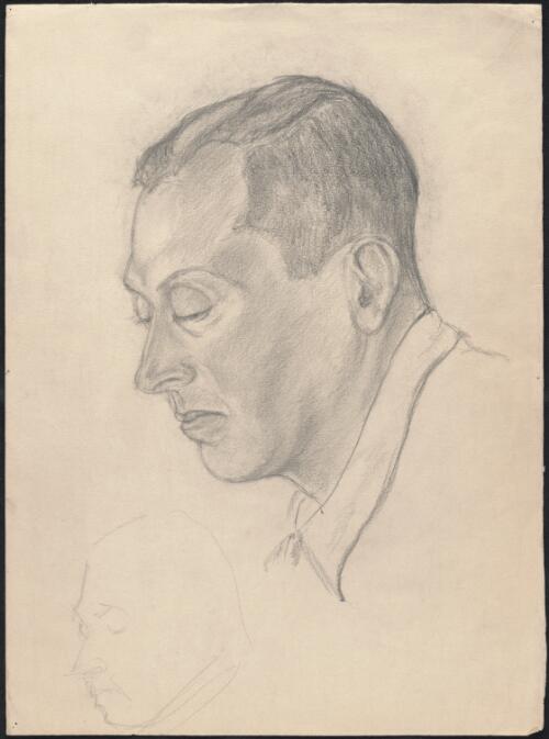 Study of a Dunera boy, approximately 1942 / Theodor Engel