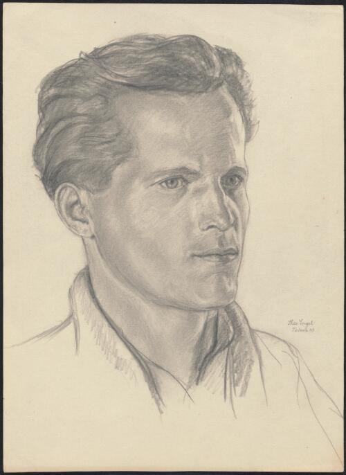 Study of Rainer Radok, a Dunera boy at Tatura, Victoria, 1943  / Theodor Engel