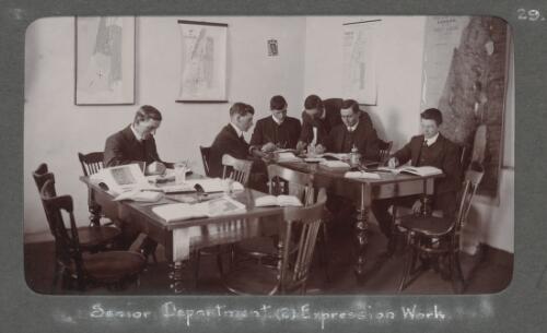 Senior Department, expression work, Moonta Mines Methodist Church and Sunday school, South Australia, 1913