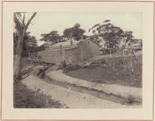 Timber mill, Mount Barker, South Australia, approximately 1880 / Samuel Sweet