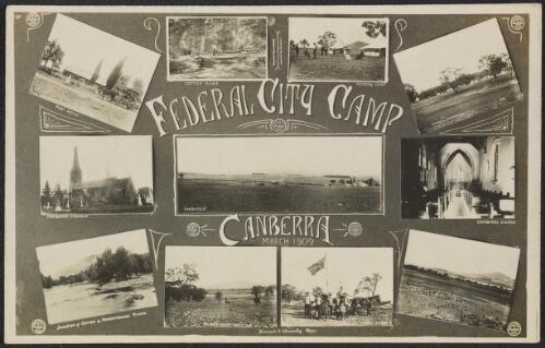 Federal city camp, Canberra, March 1909 / Howard & Shearsby