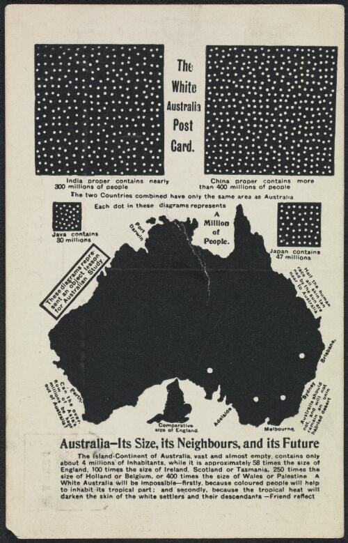 The white Australia postcard, 1907