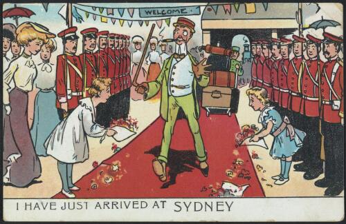 I have just arrived in Sydney, approximately 1908