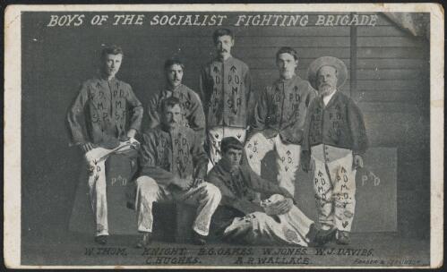 Boys of the Socialist Fighting Brigade, Melbourne, Victoria, 1906