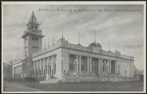 Australian Building at the Panama-Pacific International Exposition, San Francisco, California, 1915