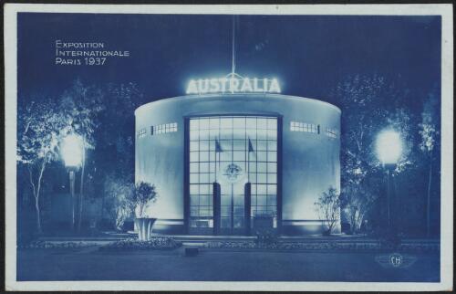 Pavillon de l'Australie, Exposition Internationale, Paris, France, 1937
