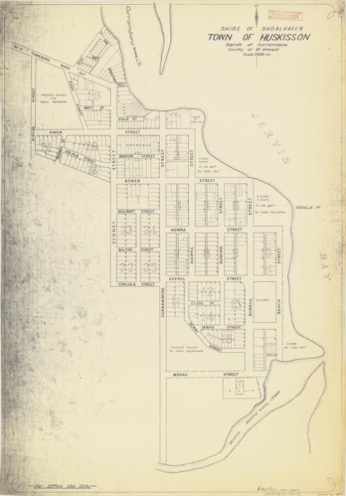 Town of Huskisson, Parish of Currambene, County of St. Vincent, Shire of Shoalhaven / [Shoalhaven Shire Council]