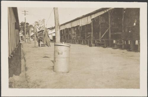 Guard hut lines, Holsworthy Internment Camp, Holsworthy, New South Wales, probably 1918 / S.C. Calderwood