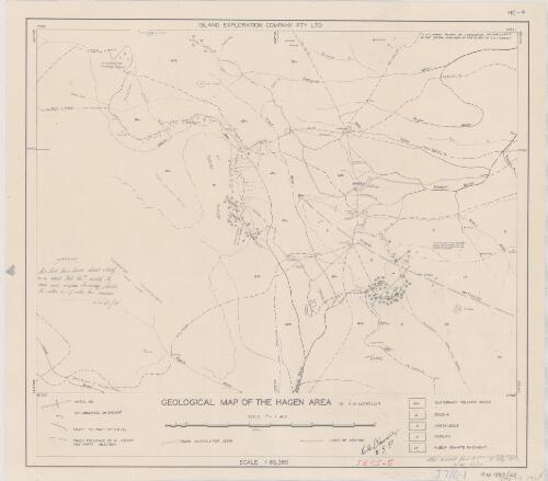 Geological map of the Hagen area / by K. M. Llewellyn