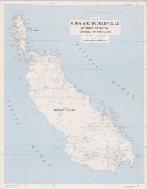 Map of Buka and Bougainville : district of Kieta, Territory of New Guinea / War Office