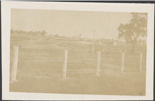 Guards quarters, YMCA and theatre, Holsworthy Internment Camp, Holsworthy, New South Wales, probably 1918 / S.C. Calderwood