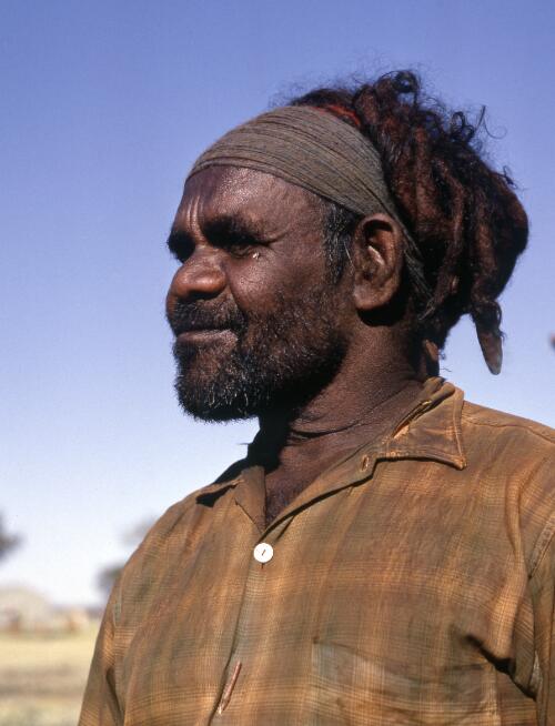 Pitjantjatjara man at Angas Downs, Northern Territory, 1967 / Robin Smith