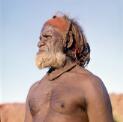 Aboriginal Australian man carrying pituri behind his ear, Laverton area, Western Australia, 1964 / Robin Smith
