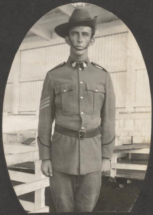 A soldier at Enoggera Internment Camp, Brisbane, 1915, 2 / Carl Schiesser