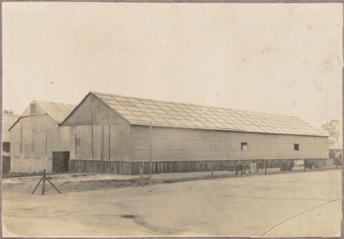 Buildings at the internment camp at Holsworthy, New South Wales, 1918 or 1919 / Carl Schiesser