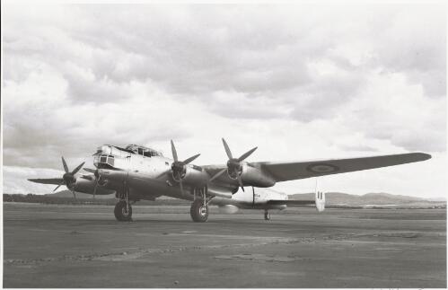 Lincoln bomber at the RAAF Base Fairbairn, Canberra, 1951, 1 / Douglas Thompson