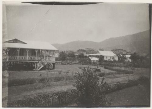View of houses in Rabaul, New Guinea, 1914