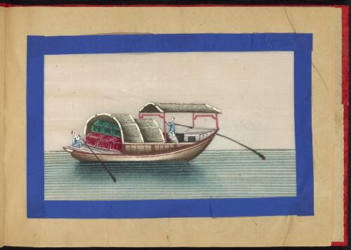[Zhongguo gu dai chuan bo shui fen hua ce. Huo chuan = Album of Chinese boats from the Qing dynasty. Cargo boat