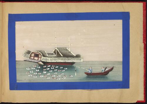 [Zhongguo gu dai chuan bo shui fen hua ce. Ya chuan = Album of Chinese boats from the Qing dynasty. Duck boat]