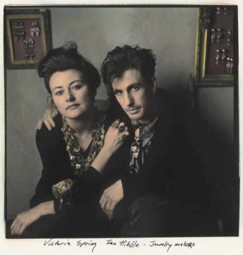 Jewellery makers Victoria Spring and Ian Hibble, Sydney, 1990 / Jim Rolon