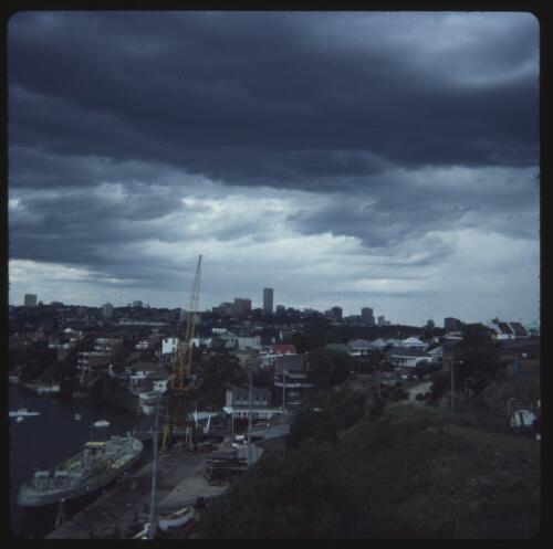 Balmain waterfront, New South Wales, probably between 1970 and 1979
