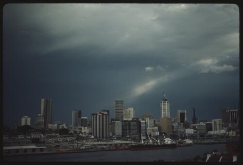 View of the Sydney skyline, New South Wales, probably between 1970 and 1979, 1