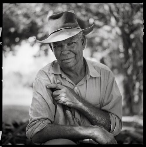 Herb Wharton, Aboriginal stockman and author, Mount Isa, Queensland, 1994 / Jim Rolon