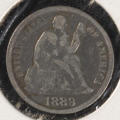 Seated Liberty dime, Philadelphia, 1889 / United States Mint