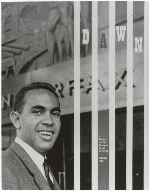 Merv Bishop on the cover of Dawn magazine, Sydney, 1965