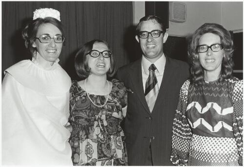 Guests at Lorraine Taylor's wedding at Terrigal, New South Wales, 1973 / Mervyn Bishop