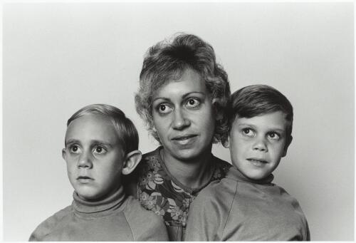 Cynthia with her sons John and Roger, Brewarrina, New South Wales, 1973 / Mervyn Bishop