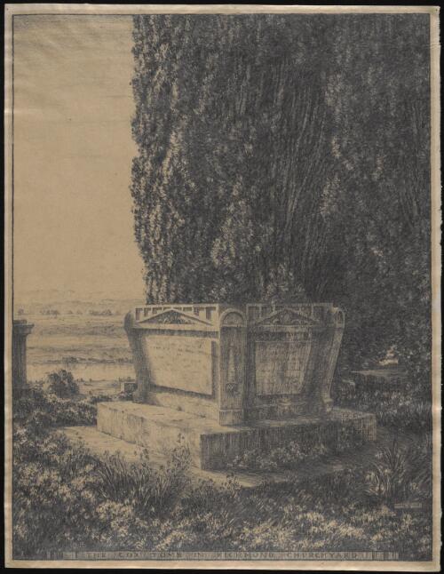 The Cox tomb in Richmond churchyard [picture] / Hardy Wilson
