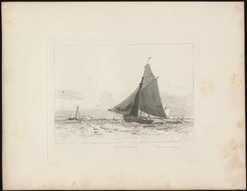 Fishing smack &c. [picture] / drawn & etched by Edw. Wm. Cooke