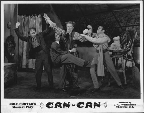 Robert Healey and Eric Reiman in the J. C. Williamson production of Can Can, 1955-1958, Atelier scene [picture]