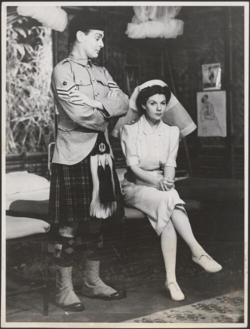 John Wood and Gwenda Wilson in the J C Williamson production of The Hasty Heart, 1946 [picture]