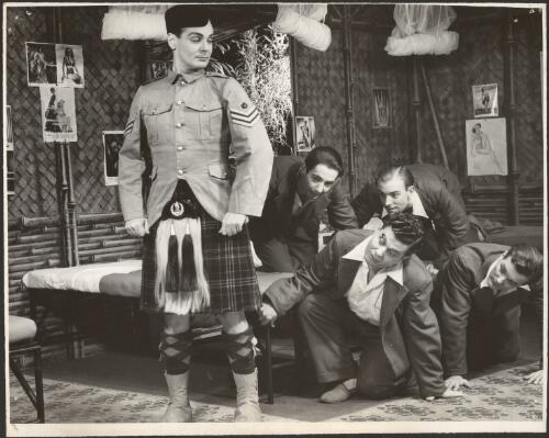 John Wood, Peter French, Campbell Gray, Sydney Conabere and Stephen Staughton in the J C Williamson production of The Hasty Heart, 1946 [picture]