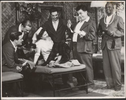 Stephen Staughton, Sydney Conabere, Gwenda Wilson, Peter French, Campbell Gray, Joe Thomal in the J C Williamson production of The Hasty Heart, 1946 [picture]