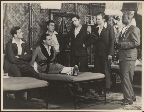 Stephen Staughton, John Wood, Campbell Gray, Peter French, Sydney Conabere and Joe Thomal in the J C Williamson production of The Hasty Heart, 1946 [picture]