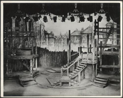 Stage set for the J.C. Williamson production of Oliver!, Paddington Green [picture]