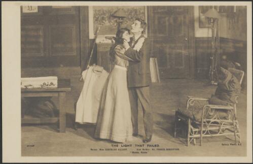 Gertrude Elliott as Maisie and Forbes Robertson as Dick Heldar in the London production of The Light That Failed [picture]
