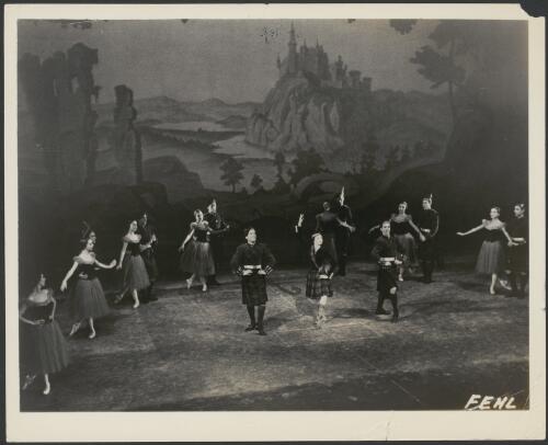 A scene from Scotch Symphony ballet from the J.C. Williamson presentation of the New York City Ballet, 1951 [2] [picture] / Fred Fehl, New York