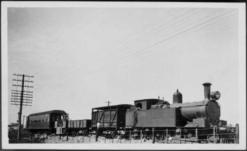 [Mixed train on branch line to Camden, 38 miles from Sydney] [picture] / A. D. MacDonald