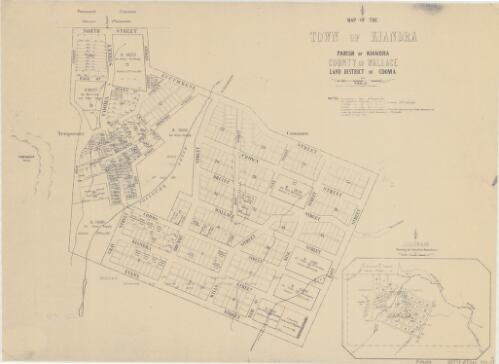 Map of the town of Kiandra, Parish of Kiandra, County of Wallace, Land District of Cooma / compiled, drawn and printed at the Department of Lands, Sydney, N.S.W