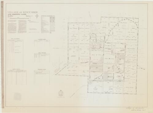 Village of Kincumber and adjoining lands [cartographic material] : Parish - Kincumber, County - Northumberland, Land District - Gosford, Shire - Gosford / printed & published by Dept. of Lands Sydney
