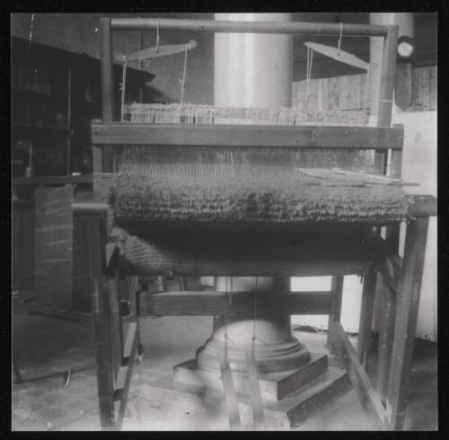 Loom weaving equipment, Sydney?, approximately 1890