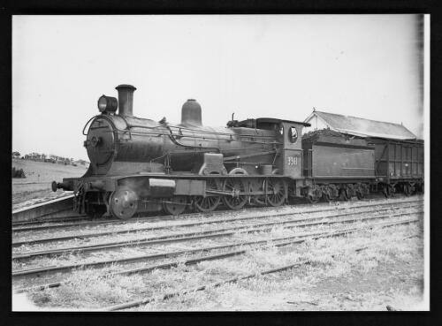 [Locomotive 3361 at head of mixed train, Taralga Railway Station, New South Wales, 13 November 1946] [picture] / photograph by John Buckland