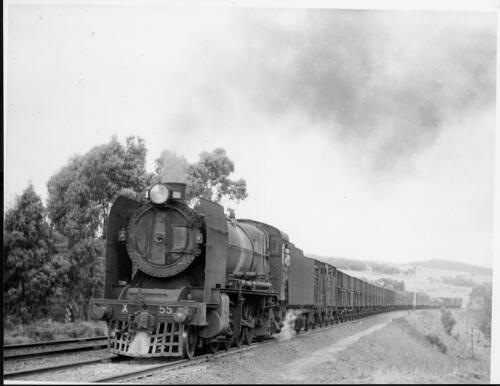 [X55 on up train, Heathcote Junction, Victoria, pre 1939] [picture]