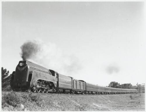 Southbound Spirit of Progress hauled by locomotive S303, C.J. Latrobe, Victoria [picture]